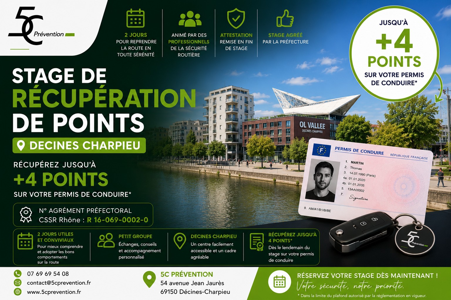 Stage de récupération de points à Décines-Charpieu
